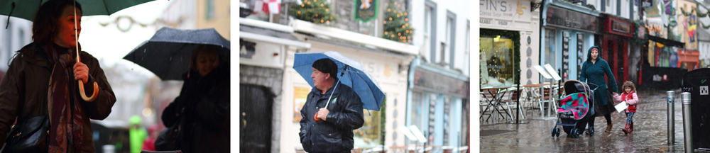 Galway, street style, galway fashion, rain